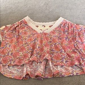 Free People Patterned Blouse